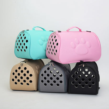 Solid color footprint EVA pet folding bag 232059168882 3014009e 8200 4f27 80a1 1bab28d4f8b3