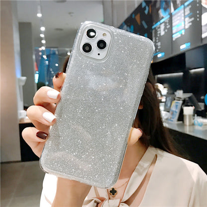 Compatible with Apple, Glitter Bling Silicone Case for iPhone 2324674182129