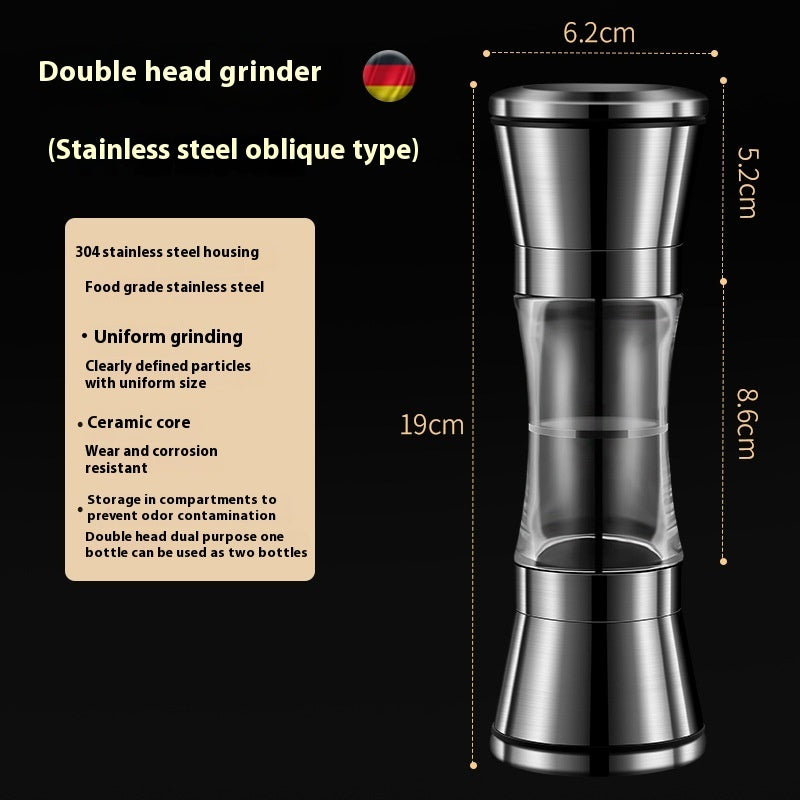 304 Double-headed Stainless Steel Pepper Grinder - HD Wireless Product #7