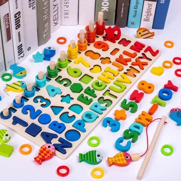 Children 3D Alphabet Number Puzzle Baby Colorful Geometric Digital Letter Educational Toy 232874909494