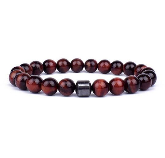 Volcanic Rock Tiger Eye Bead Bracelet 232a2dd6 fb13 430a abb8 c31e5cf6aae2
