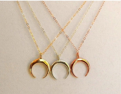 Bohemian Double Necklace Gold Plated Ladies Clavicle Necklace 233205704809