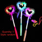 Luminous wand children''s magic wand concert props fluorescent wand floor stand luminous toys pop up fairy wand night light 2