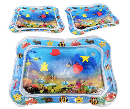 Baby Inflatable Water Mat, Infants Summer Beach Water Mat Patted Pad Water Cushion For Infants Toddlers Summer Activity Play 