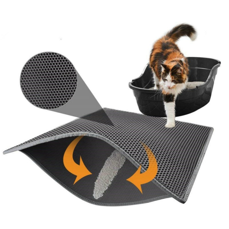 Cat Litter Pad Honeycomb Cat Pad Waterproof Urine Proof Pad Pet Supplies 2345747317558