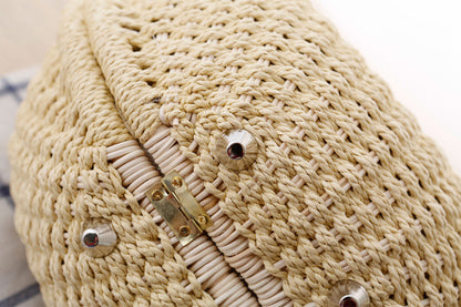 Rattan handbag 23466439077445