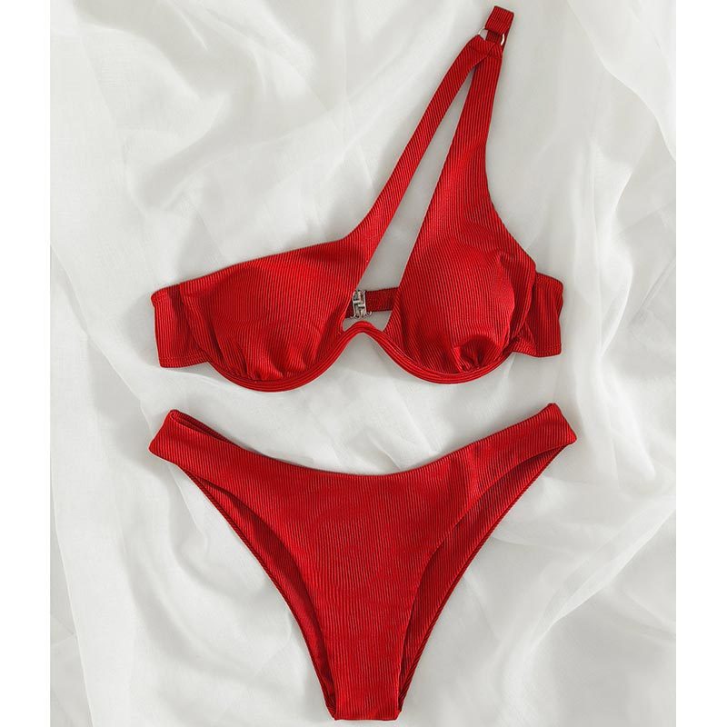 European And American Style Lns Solid Color Swimsuit 2347aca8 4906 478a 8545 7002d5be0659