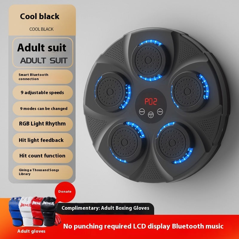 Children's Music Boxing Machine Blue Light Hitting Reaction Boxing Target Intelligent Electronic Wall Target 234f64ce 0d1e 4d