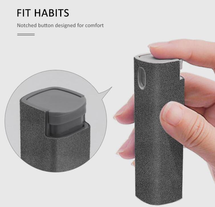 2 In 1 Phone Computer Screen Cleaner Kit For Screen Dust Removal Microfiber Cloth Set - 图片 3