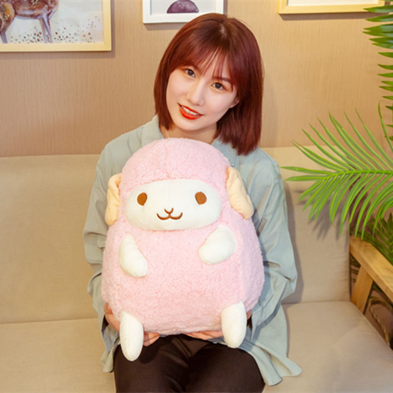 Cute Sitting Little Sheep Doll Plush Toy 2353214741832