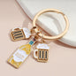 Wine Beer Drip Oil Keychain Pendant 235396f5 f74b 4fdc adcf af19d9dfbeb8