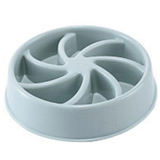 Plastic Pet Dogs And Cats Choke Prevention Slow Food Bowl 2355605765849