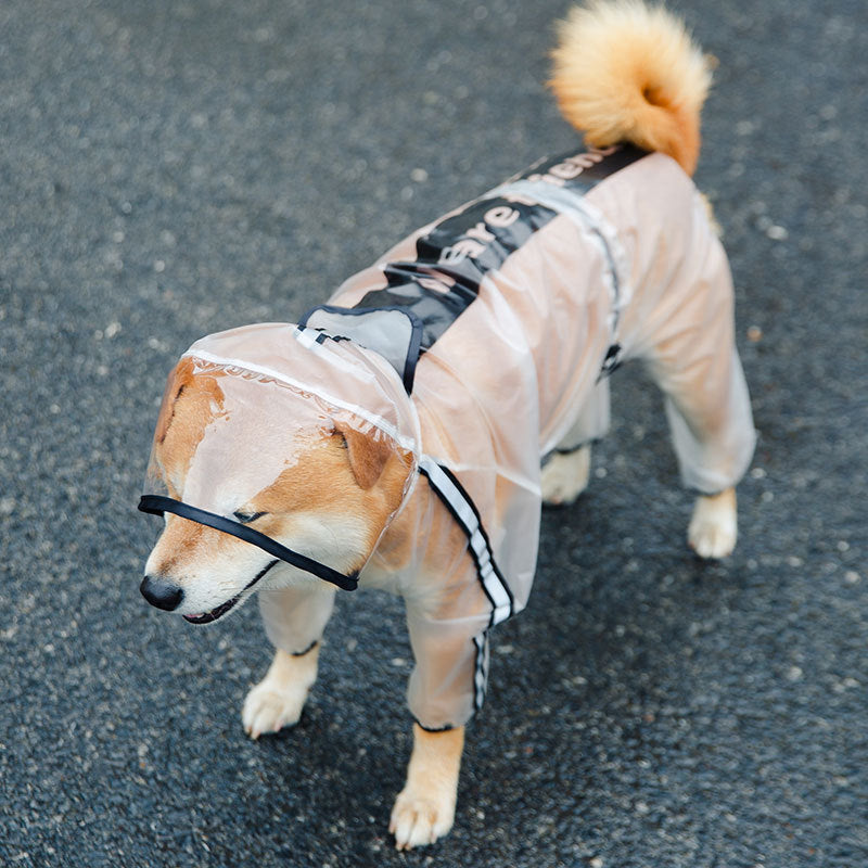 Puppy dog raincoat four feet 235605549818
