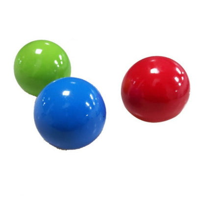 Stick Wall Ball Stress Relief Toys Sticky Squash Ball 235714214073