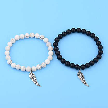 Angel wings imported white pine bracelet bracelet 236091971865