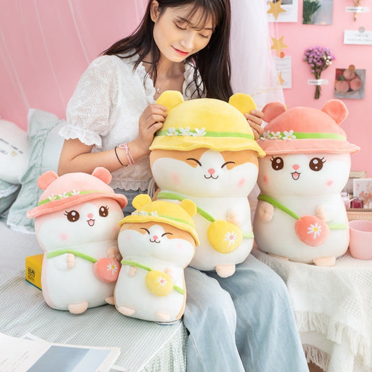 Cute Summer Hamster Doll Plush Toy Rat And Mouse Doll Girl Birthday Gift To Accompany Sleeping Couple Doll 23615f09 e2d3 4cc7