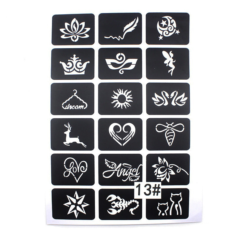 Hollow Tattoo Mold Women's Spray Paint 2374e9e2 65ef 4cf4 8719 e861caa2c74b