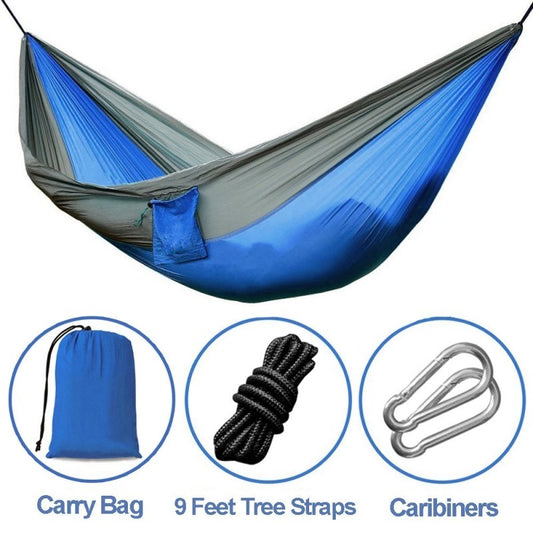 Backpacking Hammock - Portable Nylon Parachute Outdoor Double Hammock 2375993475912