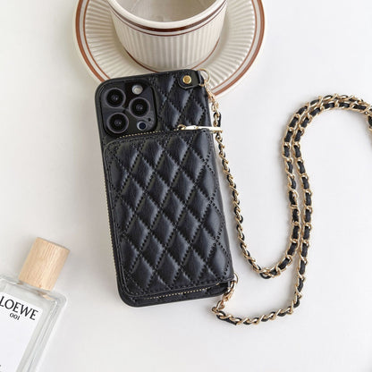 Crossbody Card Insert Case Luxury Rhombus Lamb Skin 237ffa2f 22bb 4c94 9409 ba94d259e1e0