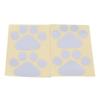 Footprints, panda, panda, footprints, bumper stickers 2381472472703