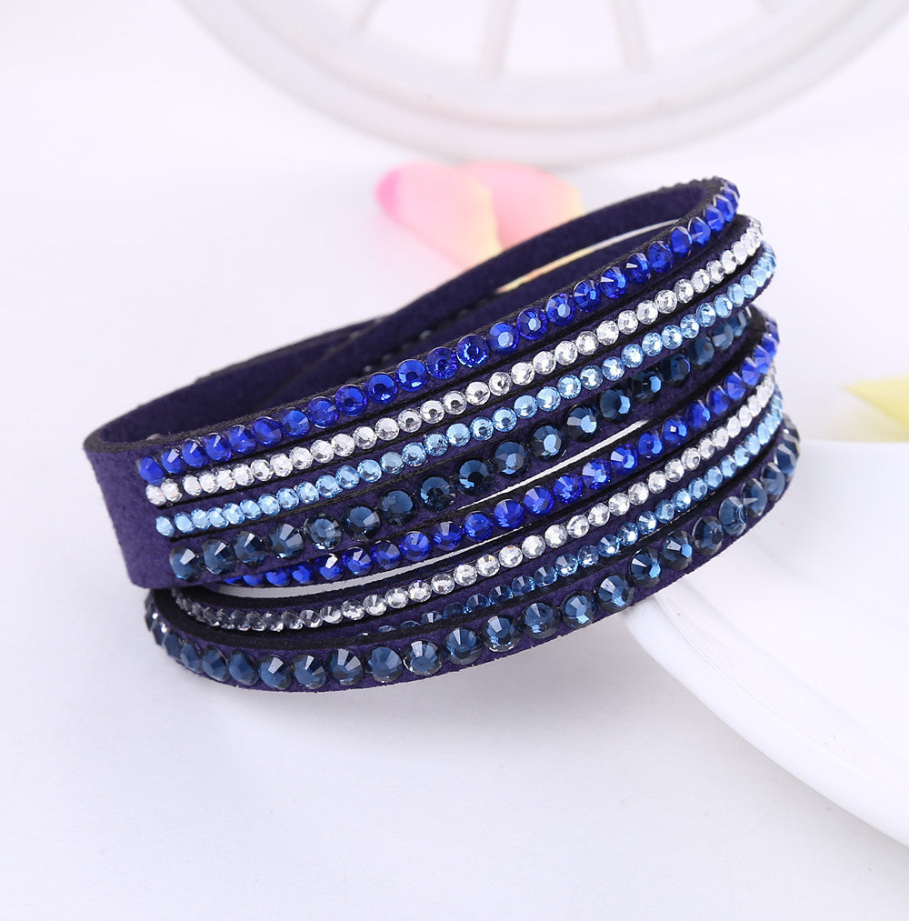 Korean velvet crystal bracelet 238322268144