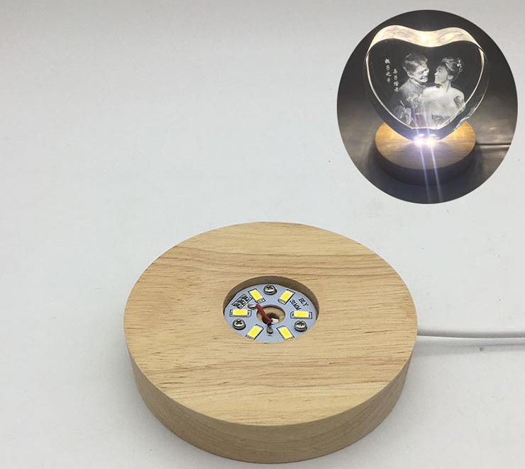 Wood LED Light Display Base 2387732675945 a6349486 82a4 4f49 a91e 1e0838613616