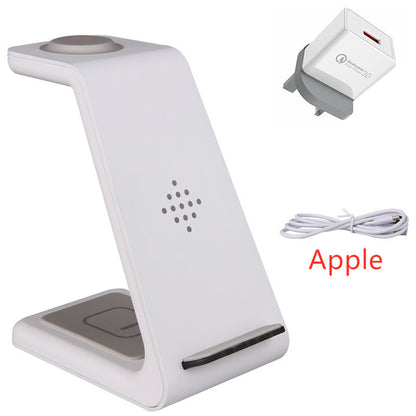 3 In 1 Fast Charging Station Wireless Charger Stand Wireless Quick Charge Dock For Phone Holder - 图片 54