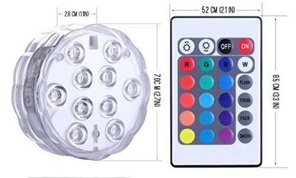 LED Remote Control Diving Light Waterproof Candle Light 2392533440809