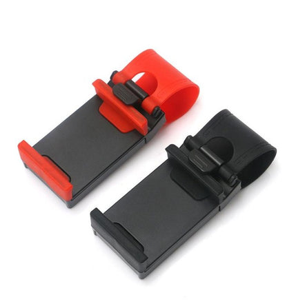 Car Steering Wheel Phone Clip Mount Holder Universal Bike Auto Camera GPS Stand Bracket For Phone - 图片 10