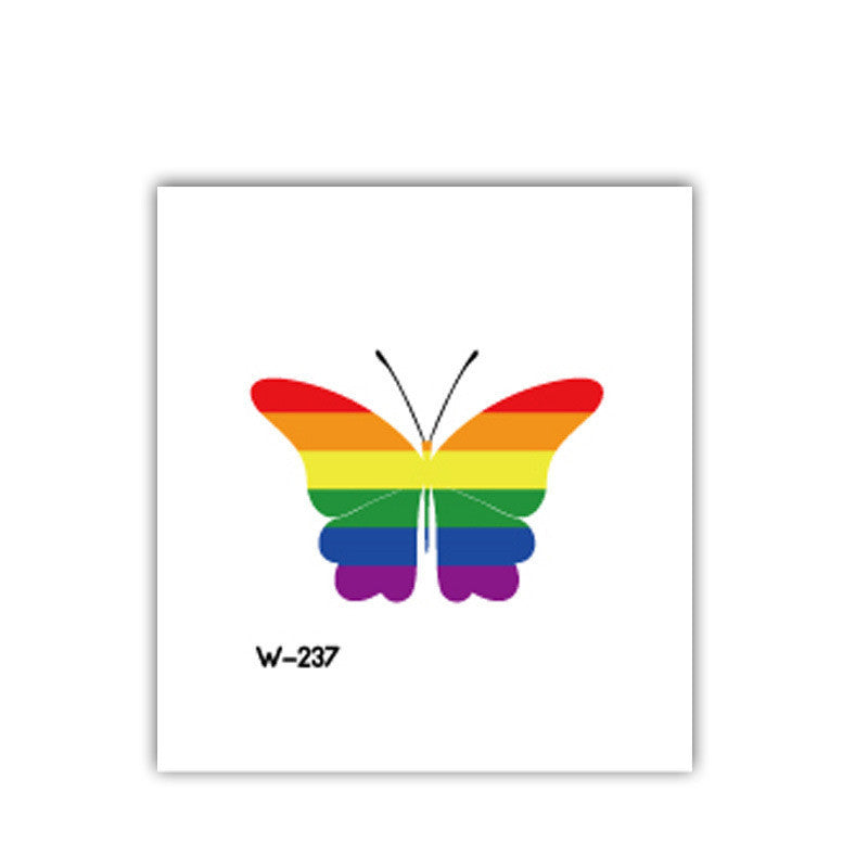 Face Stick Rainbow Geometric Flower Arm Tattoo Sticker 239646ab a9ca 4769 be38 5dc94d48b618