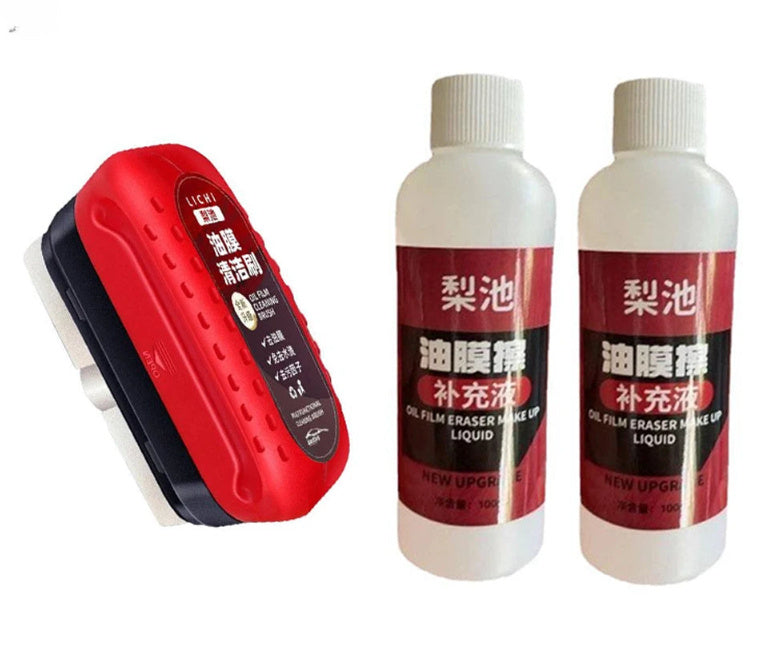 Automotive Oil Film Cleaning Brush Windshield Car Glass Sponge Cleaner Universal Removes Dirt Glass Cleaning Wipe Board Tool 