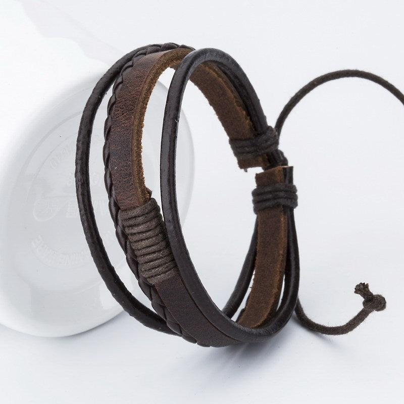 Multilayer leather bracelet 2398856695382
