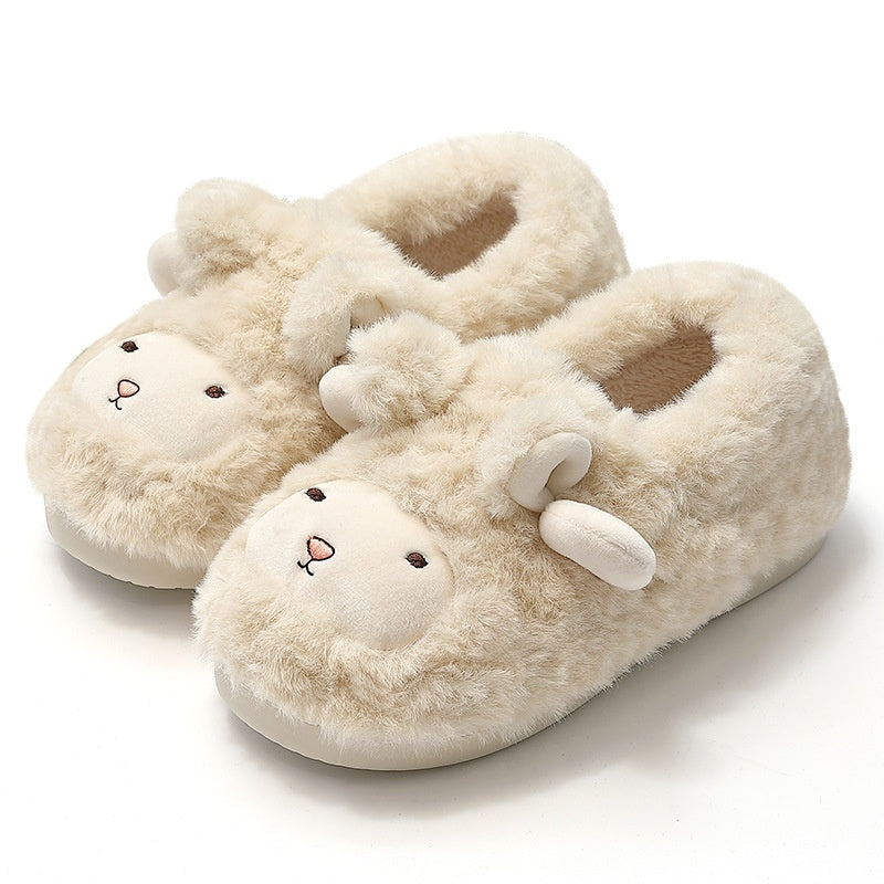 Cute Plush Thickened Ankle Wrap Cotton Slippers 239c3641 c190 4b98 a39f f8be99f06cb4 trans