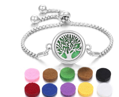 Lucky Tree Aromatherapy Oil Stainless Steel Alloy Bracelet 239c86ab 0bb2 470a a8f0 e997ede12451