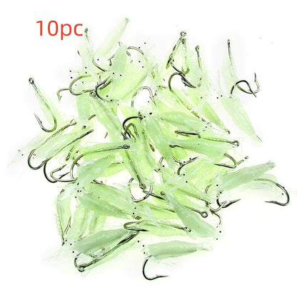 Yellow Stripe Luminous Soft Shrimp With Hook 23a416ea d57f 4a2b 87f5 4dceb61313ed
