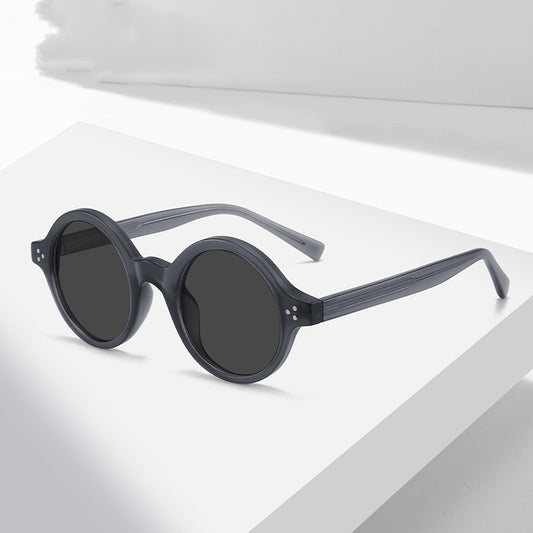 European And American Vintage Round Frame Polarized Sunglasses 23c7c448 899c 4019 8248 0fbfee6114e5