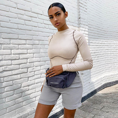 New Style Long-sleeved Round Neck Seamless One-piece Women 23d7560d 42c3 47b0 8ef1 1923bfd6399f