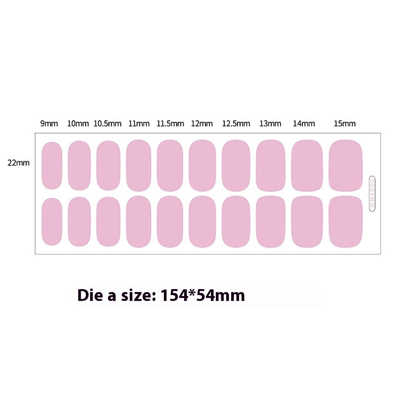 Finger Baking-free Gel Nail Stickers Simple Grid Line Nail Sticker One Piece Dropshipping 23dafb81 07db 4628 801b 43fc81f40c7