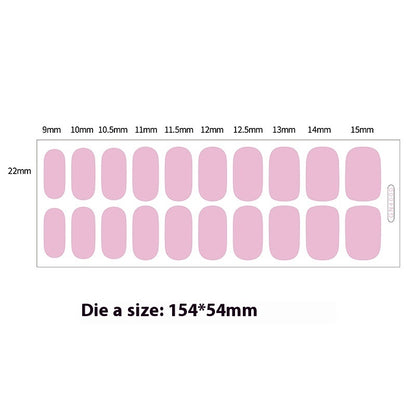 Finger Baking-free Gel Nail Stickers Simple Grid Line Nail Sticker One Piece Dropshipping 23dafb81 07db 4628 801b 43fc81f40c7