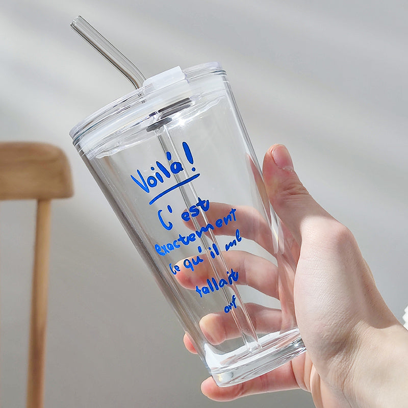 Household Glass Water Cup With Lid 23e4447b 19cf 4ea5 8cbd 89d16e9a3f09