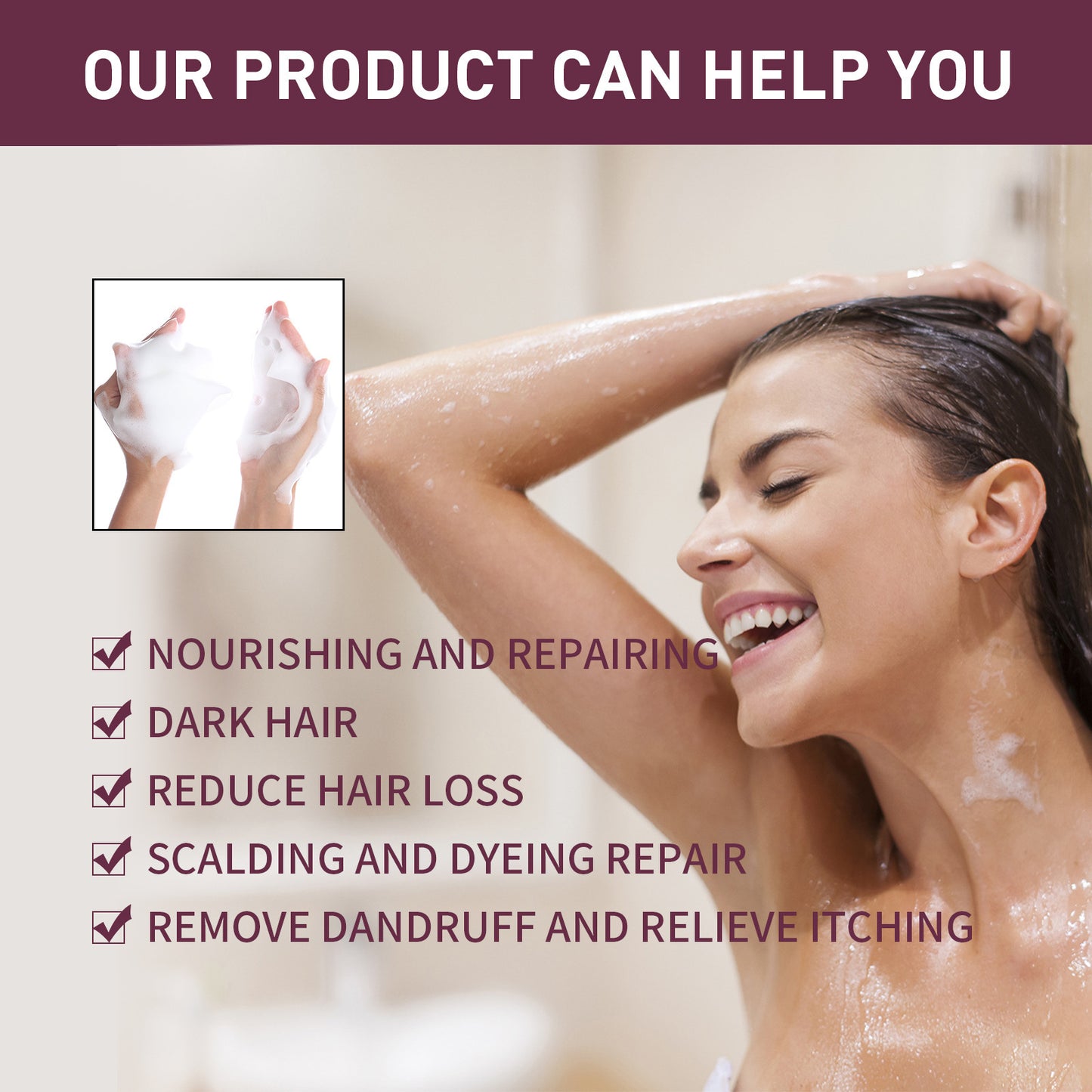 Hair Care Polygonum Multiflorum Shampoo Soap 2401270830590325000