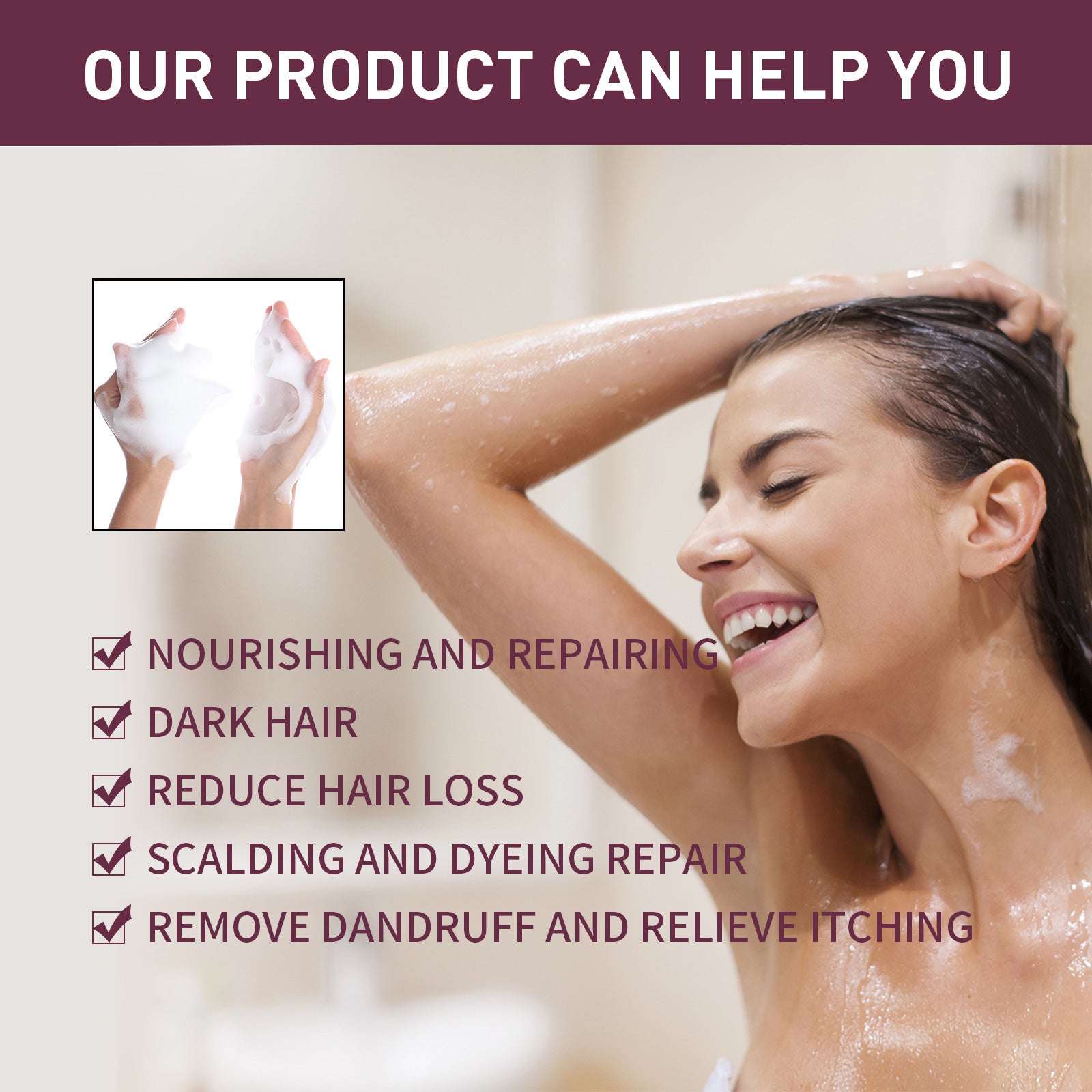 Hair Care Polygonum Multiflorum Shampoo Soap 2401270830590325000