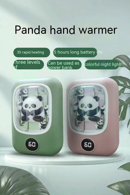 Panda Hand Warmer High Capacity Rechargeable Hand Warmer Hand Warmer Two-in-one Large Capacity Rechargeable Hand Warmer - 图片 6