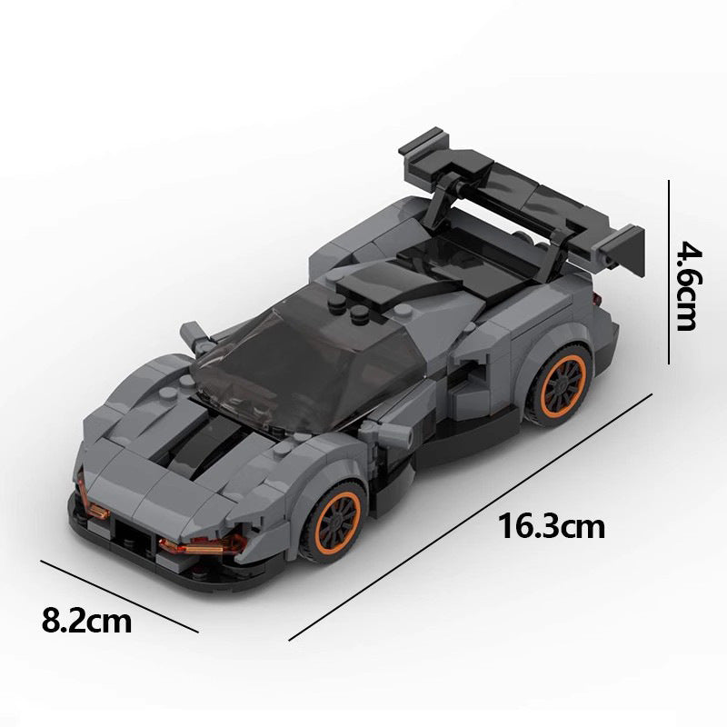 Building Block Toy Creative Super Sports Car Speed8 Grid Model 2402071130030322400
