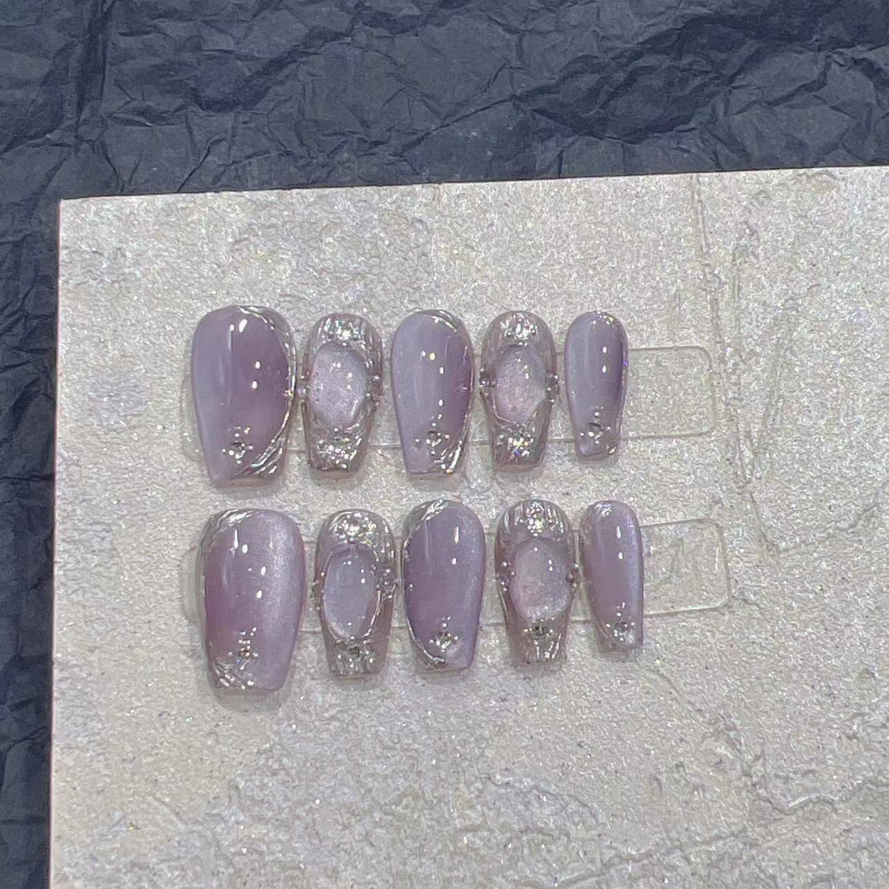 Handmade Wear Armor Fake Nail Patch 2402161001100325900