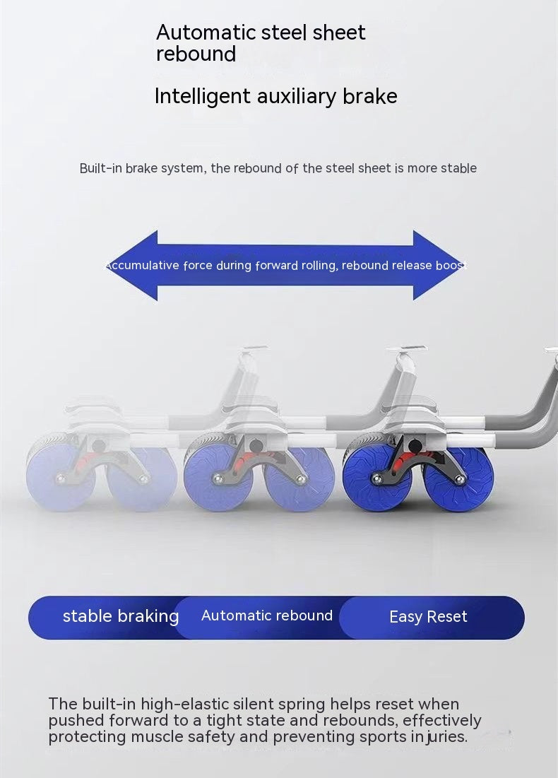 Abdominal Wheel Automatic Rebound Belly Contracting And Abdominal Rolling Exercise 2402180219180329000