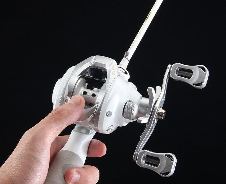 Small White Micro Item Bait Casting Reel Drip Wheel Speed Ratio Fishing Wheel 2402241453140320800