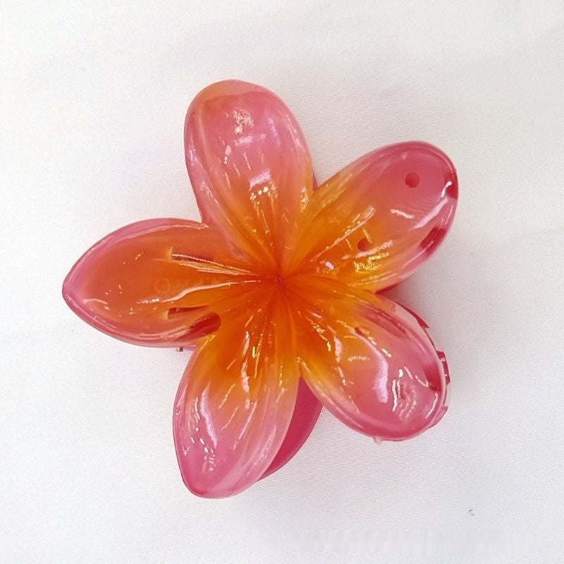 Egg Bauhinia Flower Back Spoon Grasping Hair Clip 2403010840570327600