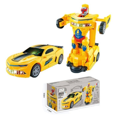 Car Deformation Robot Toy Light Music Automatic Deformation 2403090117440321500