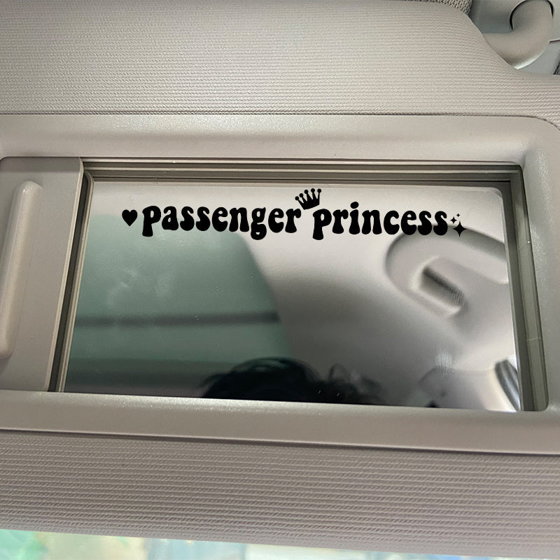 Passenger Princess Automobile Sticker Interesting Creative Suitable For Car Rearview Mirror 2403090817280321900